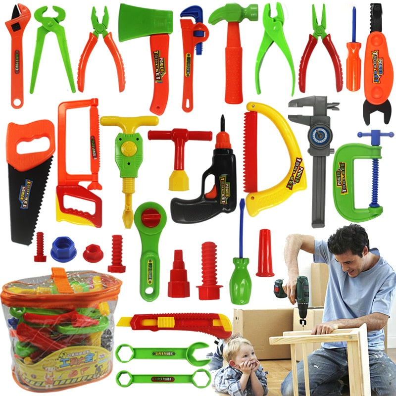 34pcs Kids Carpentry Set