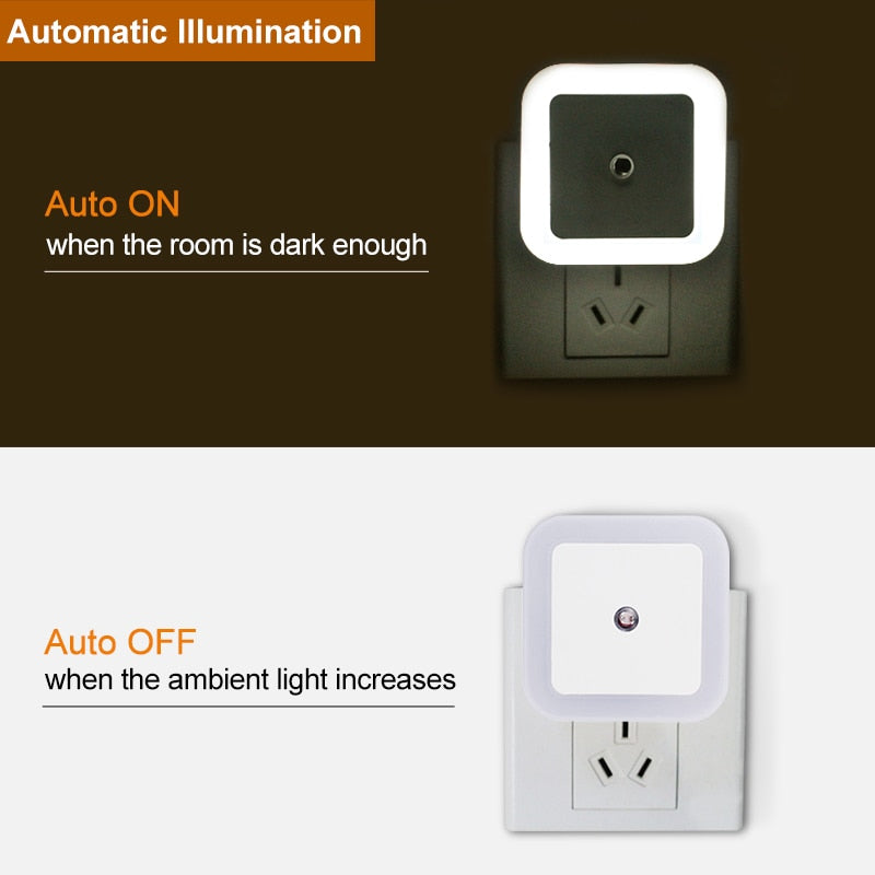 LED Night Light Mini Light Sensor Control