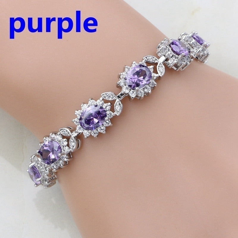 Exquisite Color Crystal Bracelet