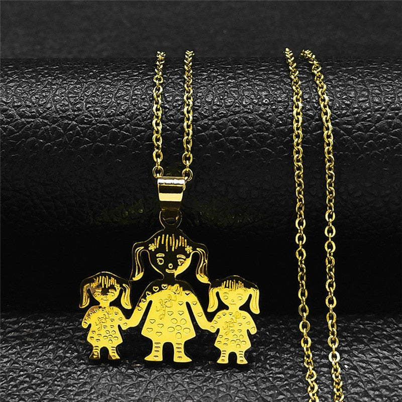 Figures Stainless Steel Necklaces