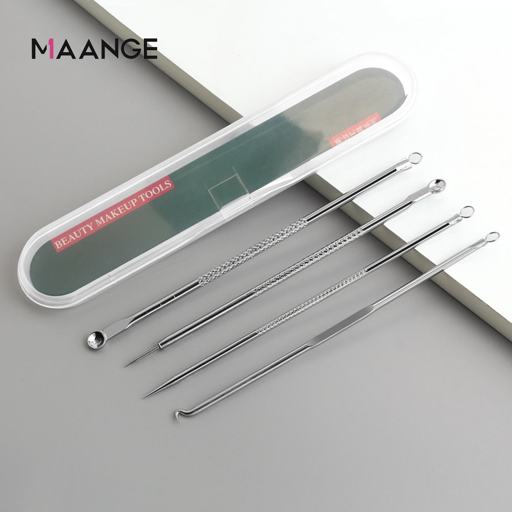 4pc/Set Stainless Steel Blackhead Removal Kit