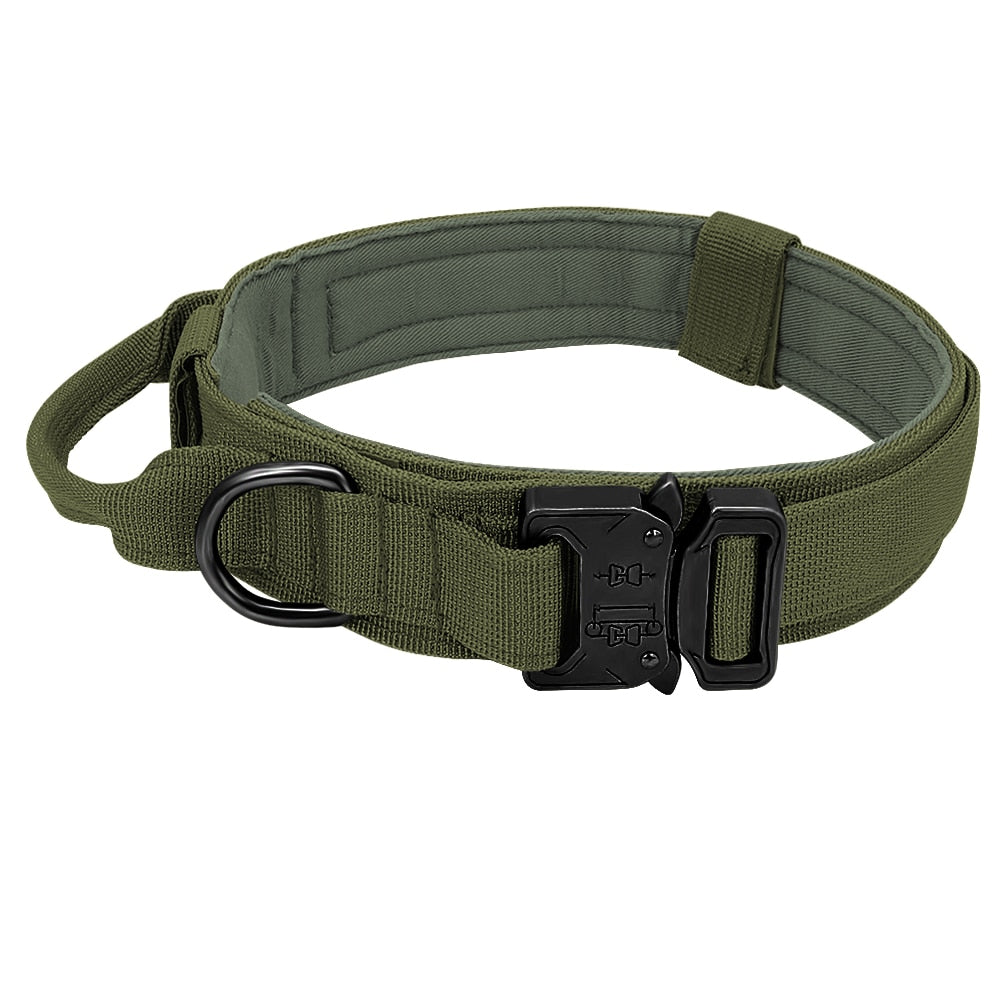 Adjustable Durable Tactical Nylon Collar/Leash For Dogs