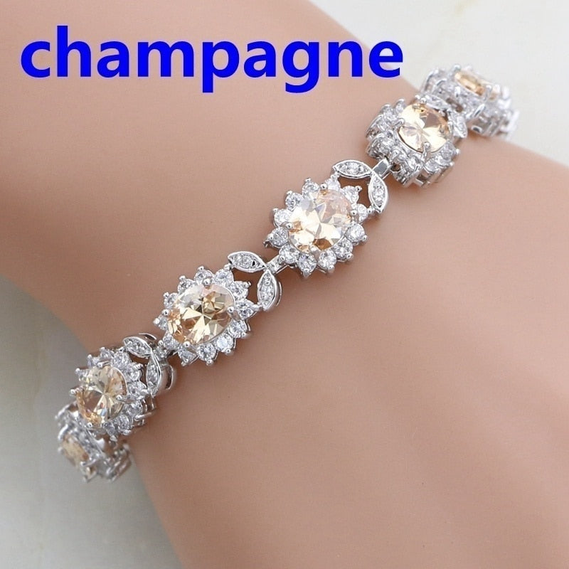 Exquisite Color Crystal Bracelet