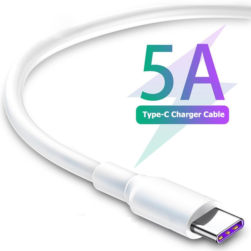 Fast Charge 5A USB Type C Cable