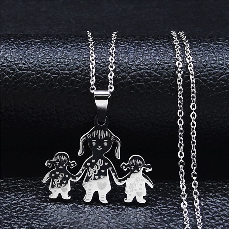 Figures Stainless Steel Necklaces