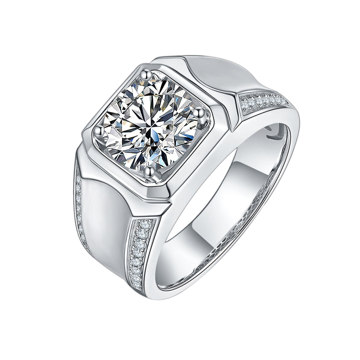 Moissanite Modern Rings