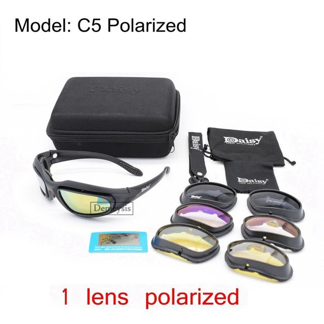 Polarized Sunglasses with 4 Lens