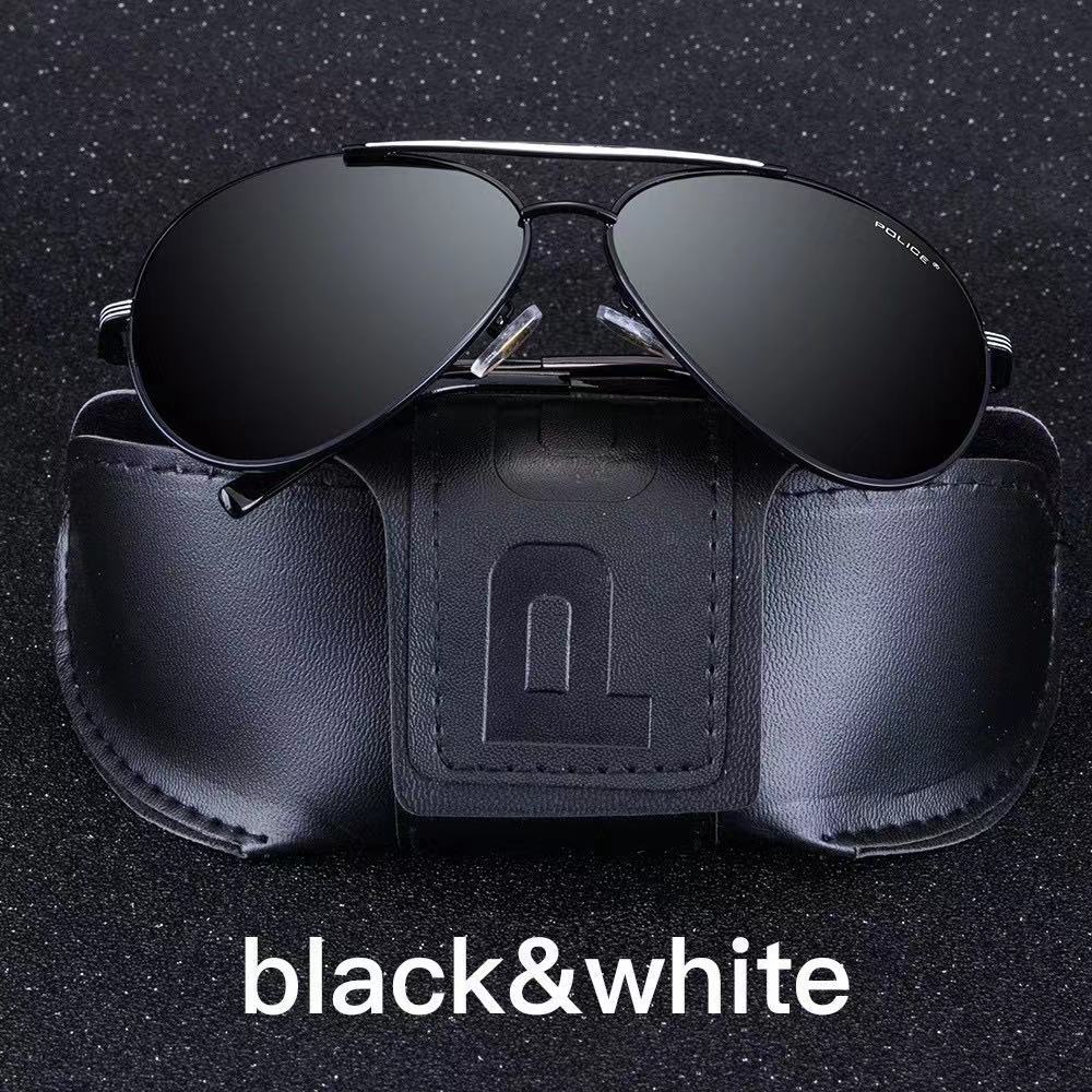 Unisex POLICE Brand Polarized Pilot Sunglasses