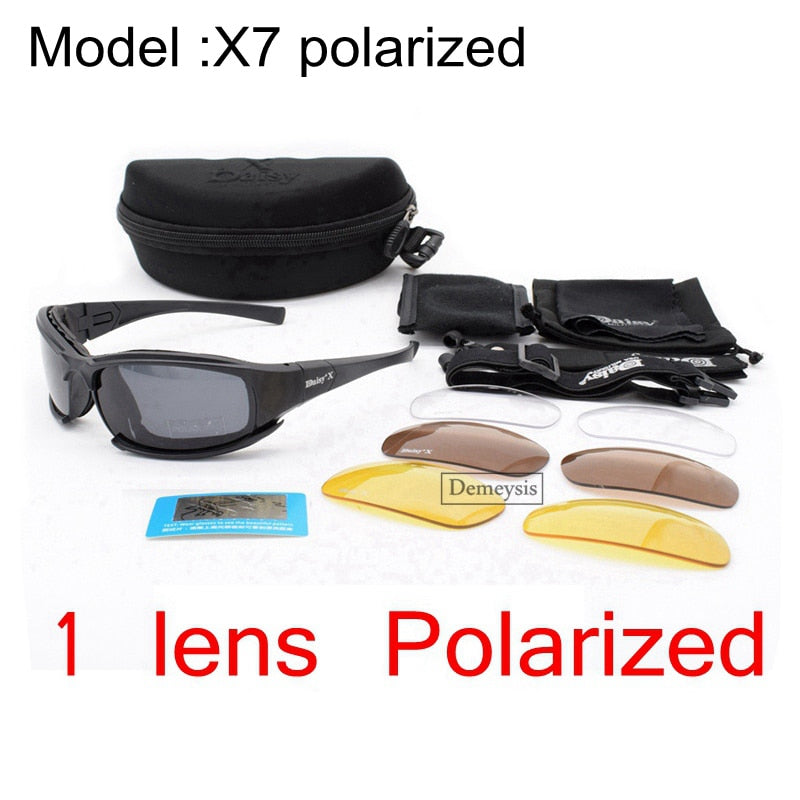 Polarized Sunglasses with 4 Lens