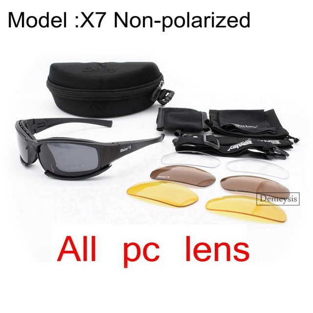 Polarized Sunglasses with 4 Lens