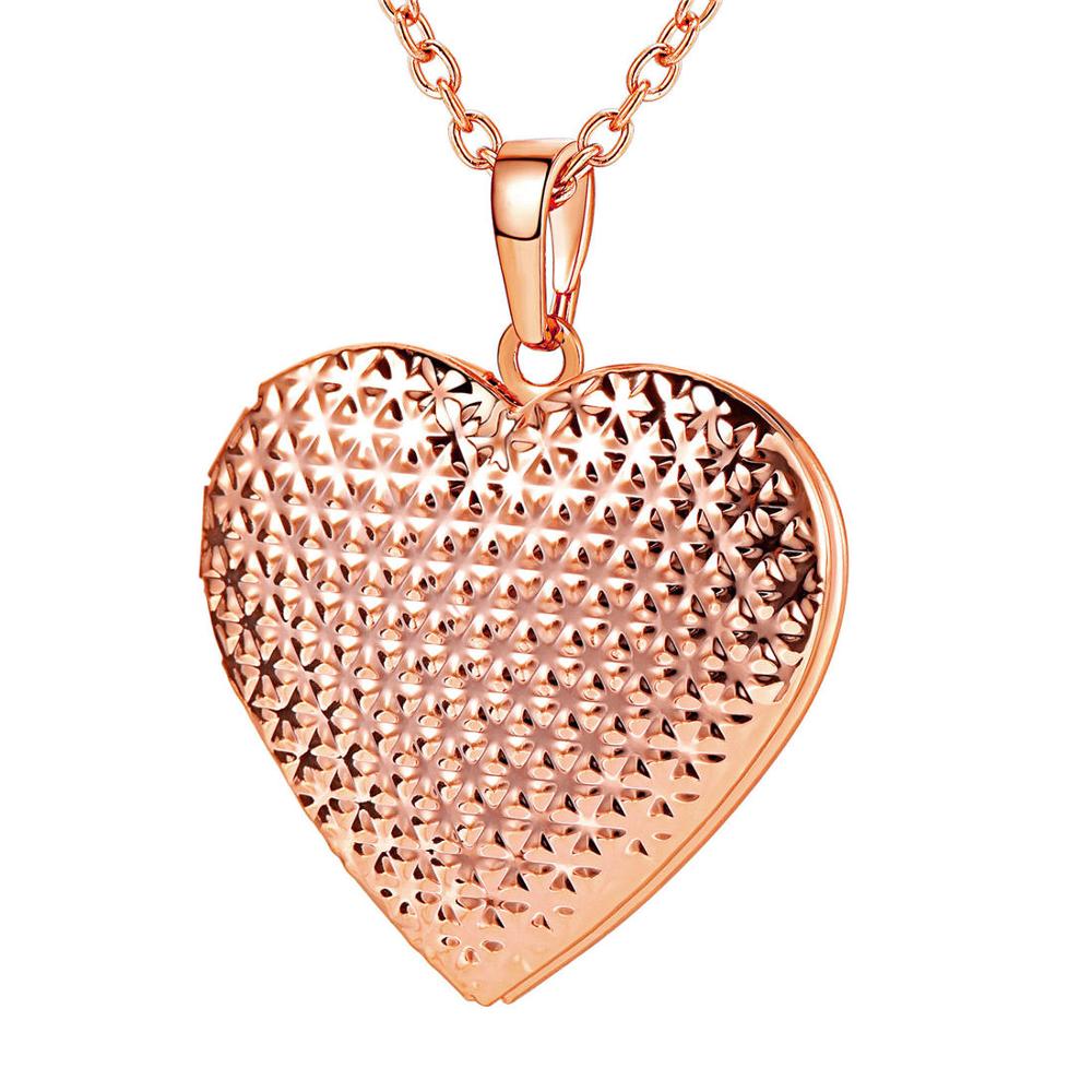 Openable Heart Locket Necklace