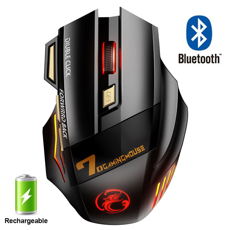 Rechargable RGB Wireless Bluetooth Gaming Mouse