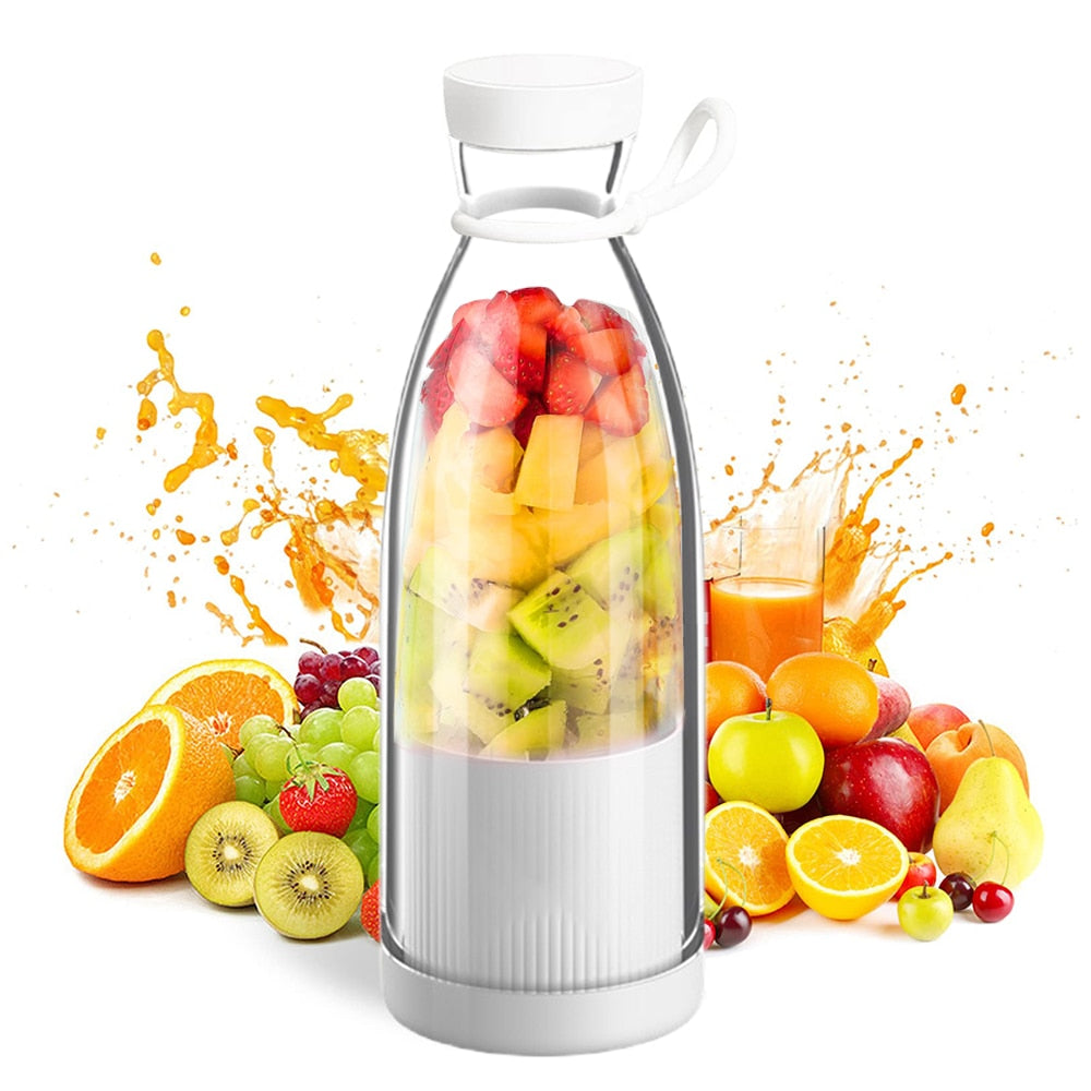 Portable Blender Bottle Juicer Usb Rechargeable Cup