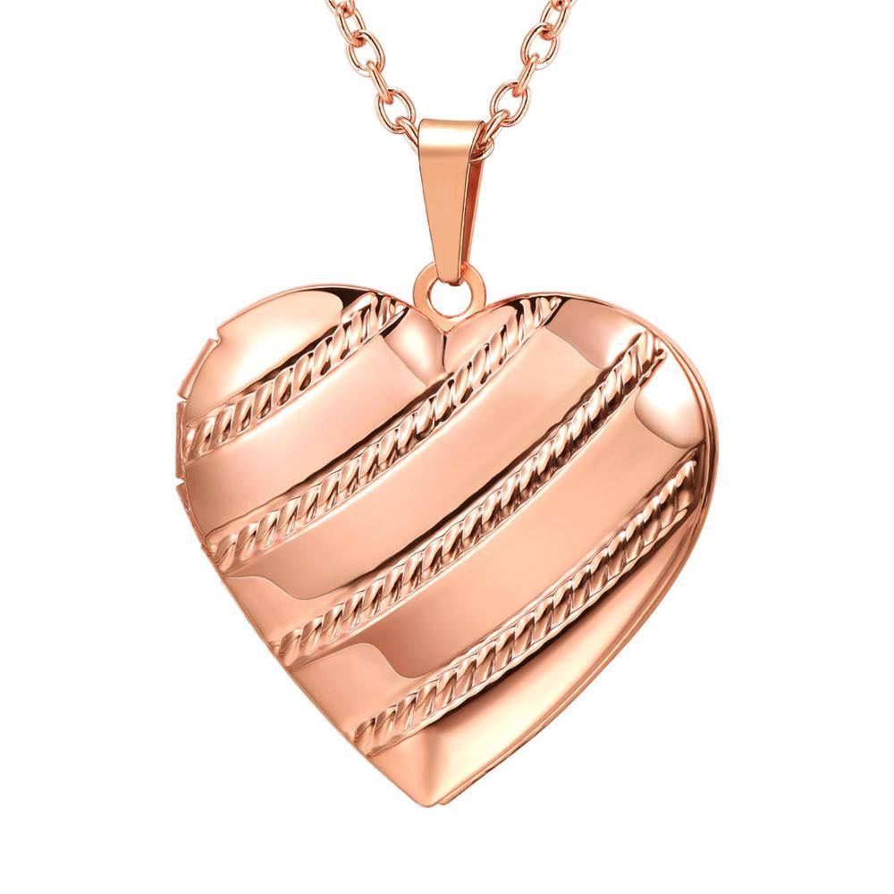 Openable Heart Locket Necklace