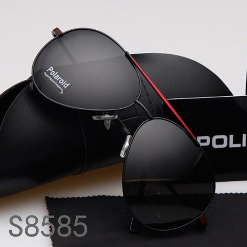 Unisex POLICE Brand Polarized Pilot Sunglasses