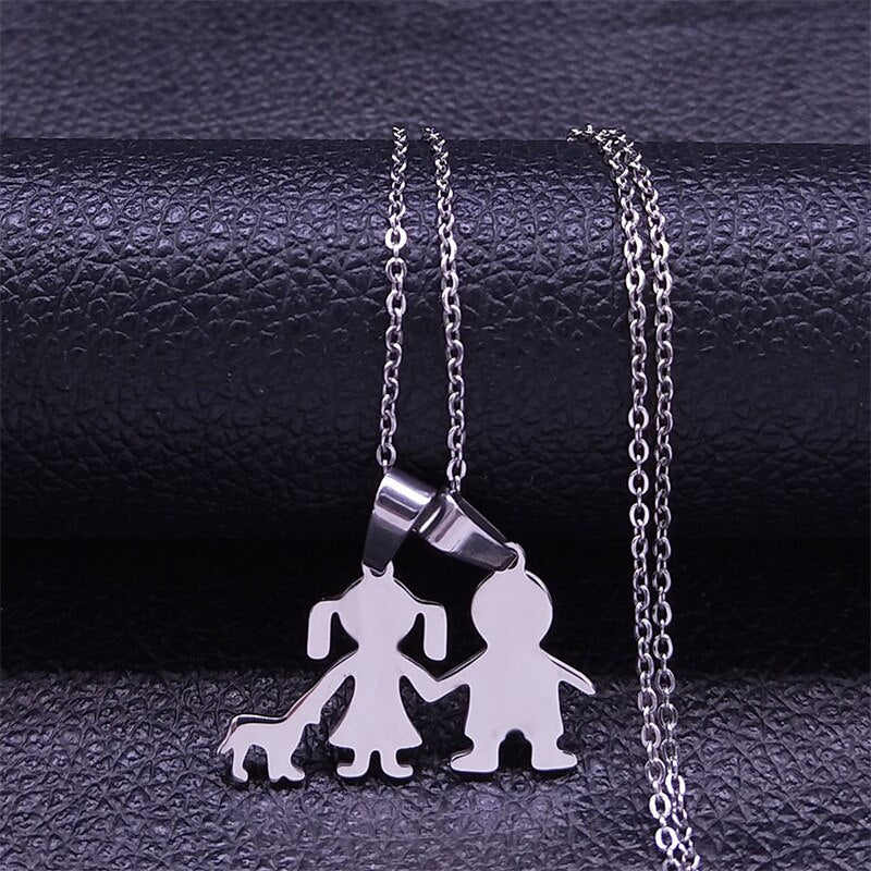 Figures Stainless Steel Necklaces