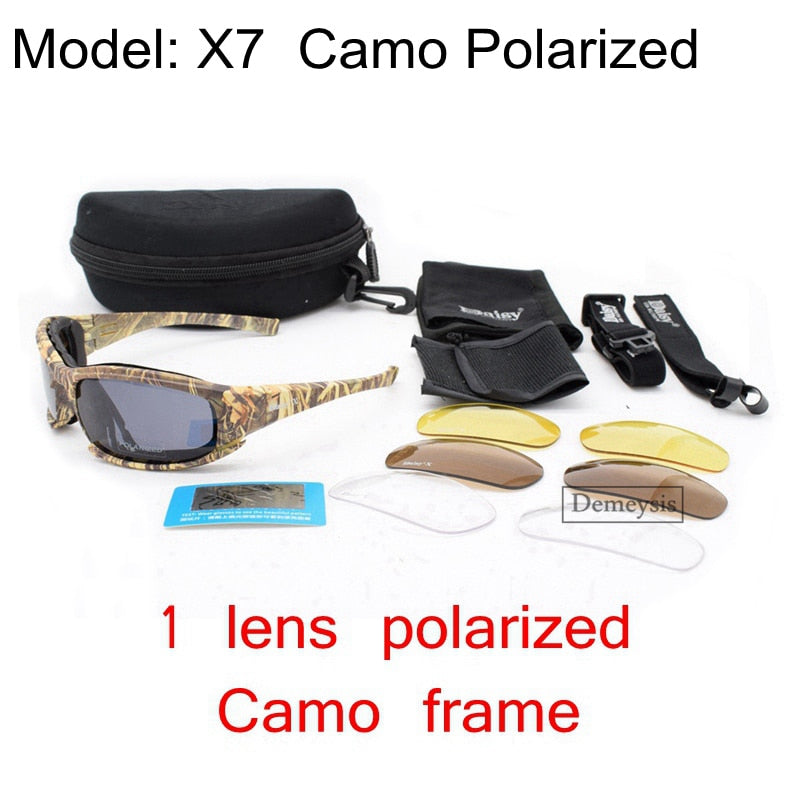 Polarized Sunglasses with 4 Lens